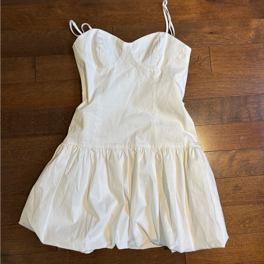 White Spaghetti Strap Dress